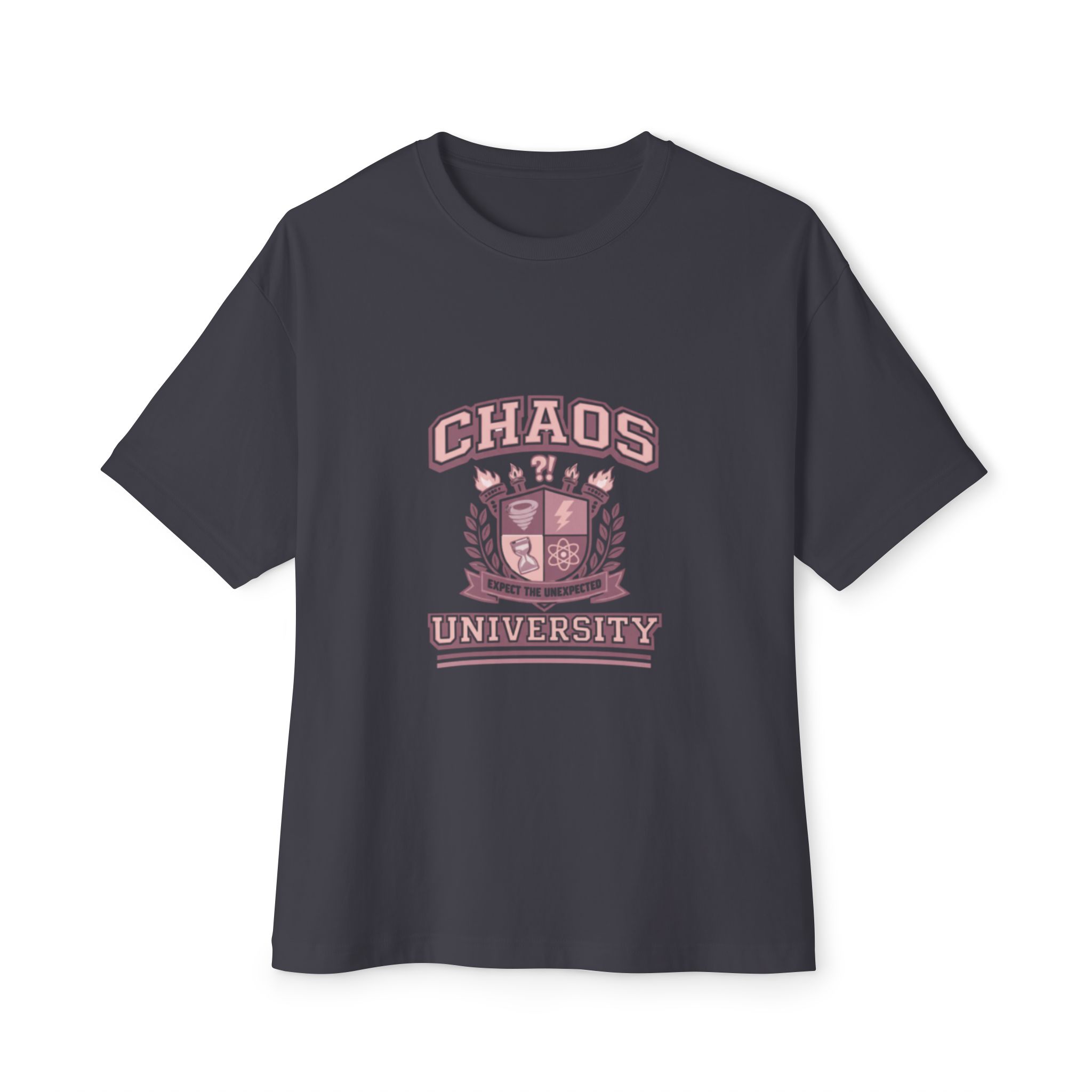 Chaos University crest Tee | College crest graphic shirt - Image 4