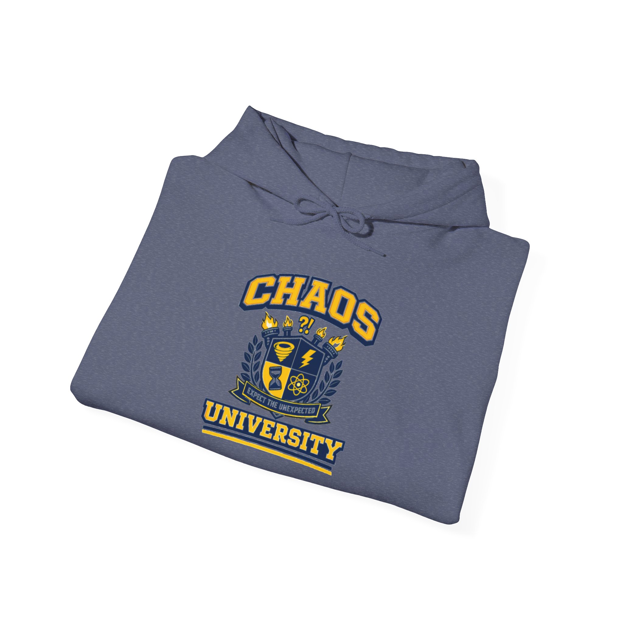 Chaos University Crest Hoodie | Collegiate Shield Logo Sweatshirt - Image 12