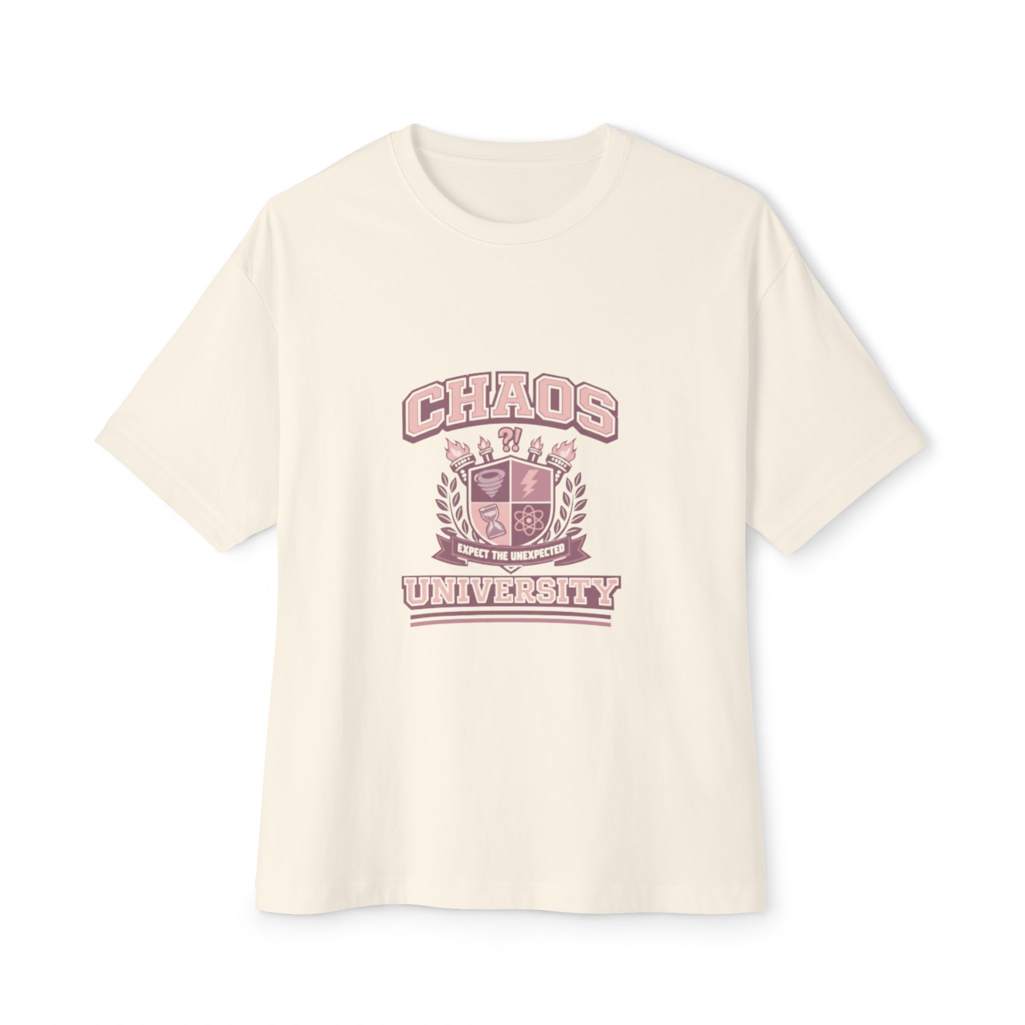Chaos University crest Tee | College crest graphic shirt - Image 3